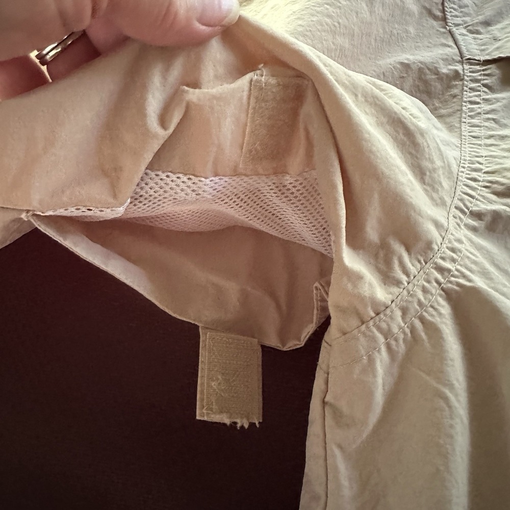 Remington Shirt Mens XL Khaki Vented Fishing Long Sleeve Button Up Pockets - Picture 8 of 14